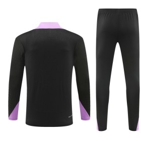 Engeland Trainings Sweatshirt Kwart-Zip 2024-25 Zwarte